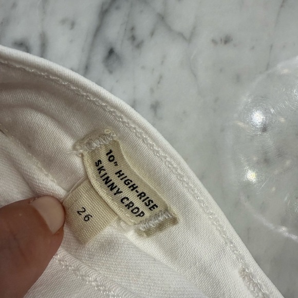 NEW Madewell Women’s Crisp White 10” High-Rise Skinny Jeans Size 26 / 2 US - Picture 8 of 8